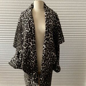 Kamali leopard print spring coat